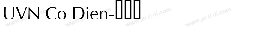 UVN Co Dien字体转换